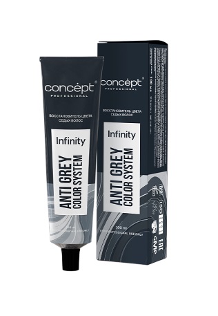 Темно-русый Восстановитель цвета седых волос с пептидами Infinity, 100 мл