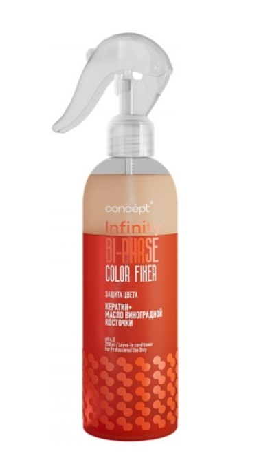 для защиты цвета окрашенных волос Спрей двухфазный INFINITY Color Fixer, 250 мл