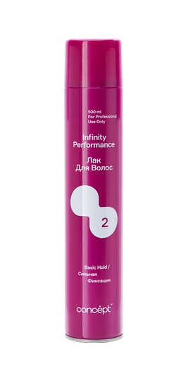 Лак д/волос сильной (2) фиксации Infinity, 500 мл