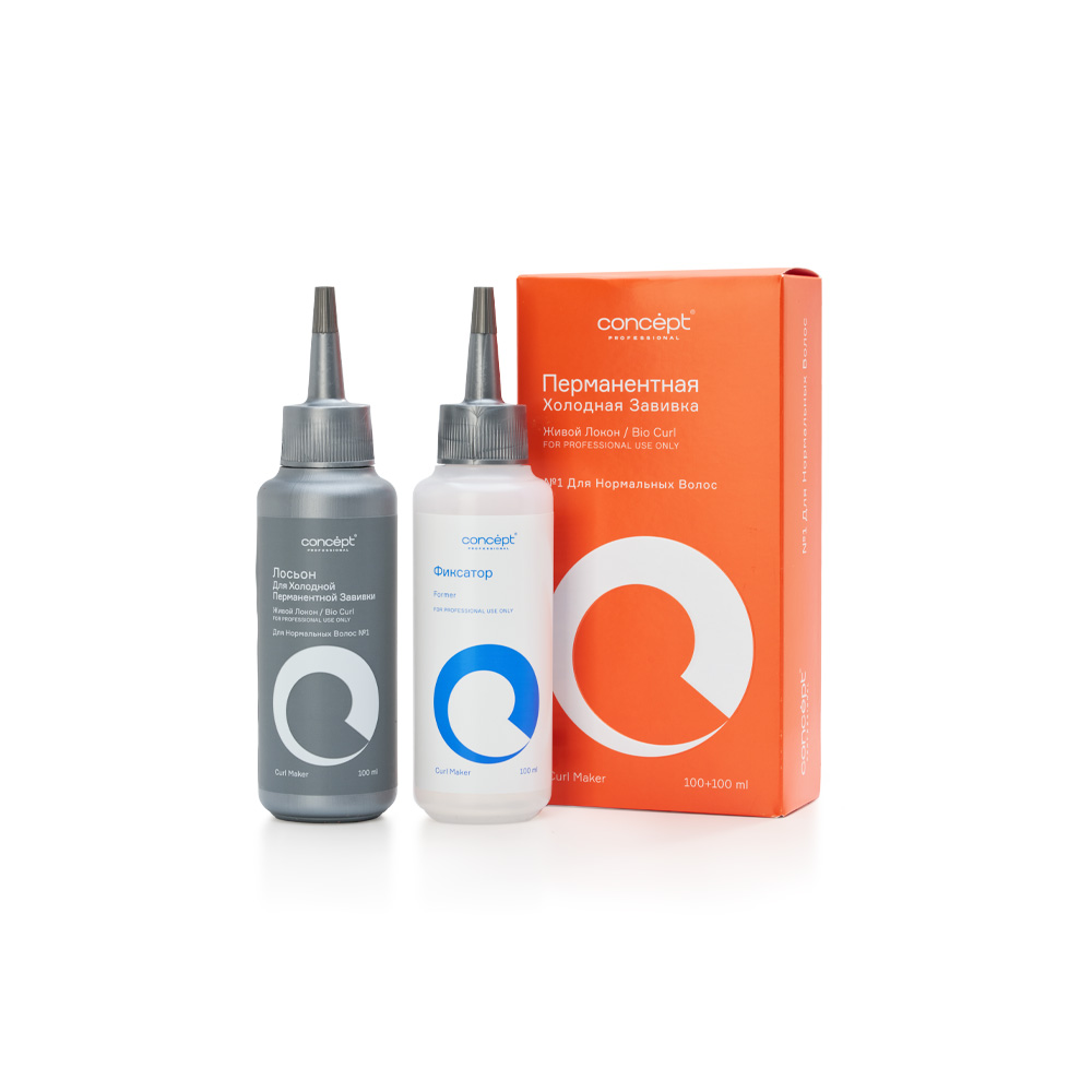 ЖИВОЙ ЛОКОН. НАБОР ДЛЯ ХОЛОДНОЙ ПЕРМАНЕНТНОЙ ЗАВИВКИ для нормальных волос №1