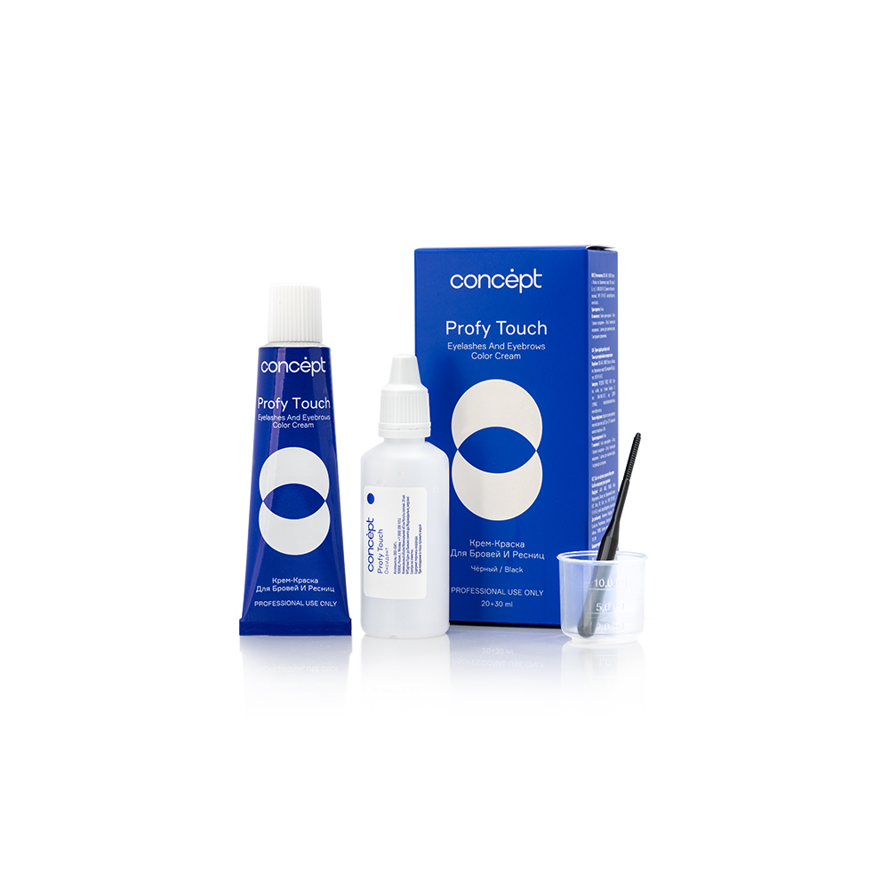 КРЕМ-КРАСКА ДЛЯ БРОВЕЙ И РЕСНИЦ PROFY TOUCH