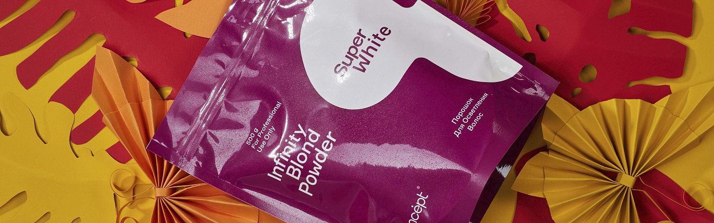 Порошок для осветления волосSuper White Lightening Powder